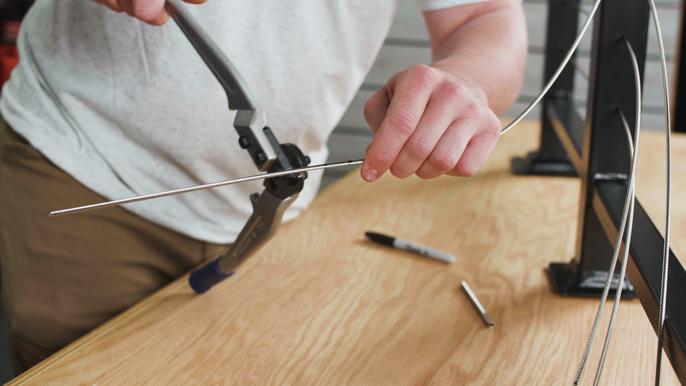 REVO Thru-Post Tensioners in Metal Posts