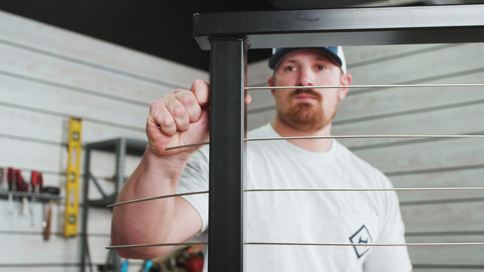 Thru-Post-Tensioners-in-Metal-Posts-hold-each-cable-hand-tight Thru-Post-Tensioners-in-Metal-Posts-hold-each-cable-hand-tight