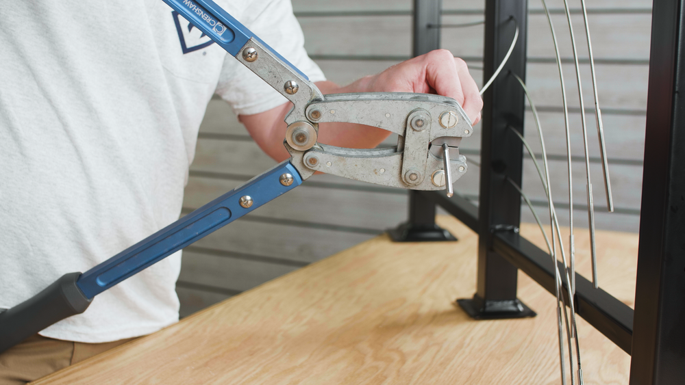 REVO Thru-Post Tensioners in Metal Posts