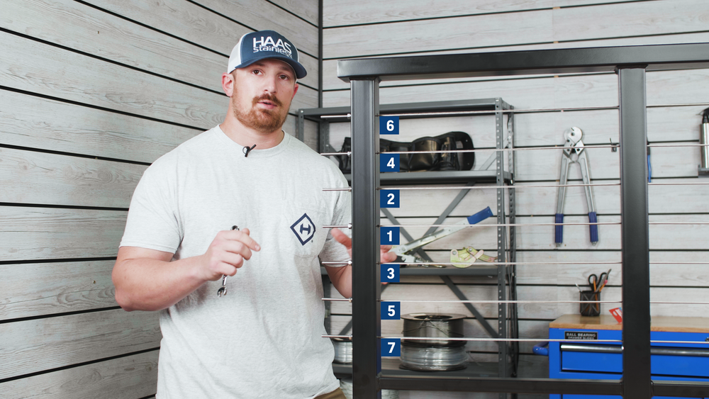 REVO Thru-Post Tensioners in Metal Posts