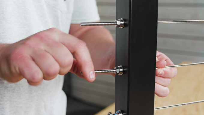 Thru-Post-Tensioners-in-Metal-Posts-thread-nut-till-hand-tight Thru-Post-Tensioners-in-Metal-Posts-thread-nut-till-hand-tight