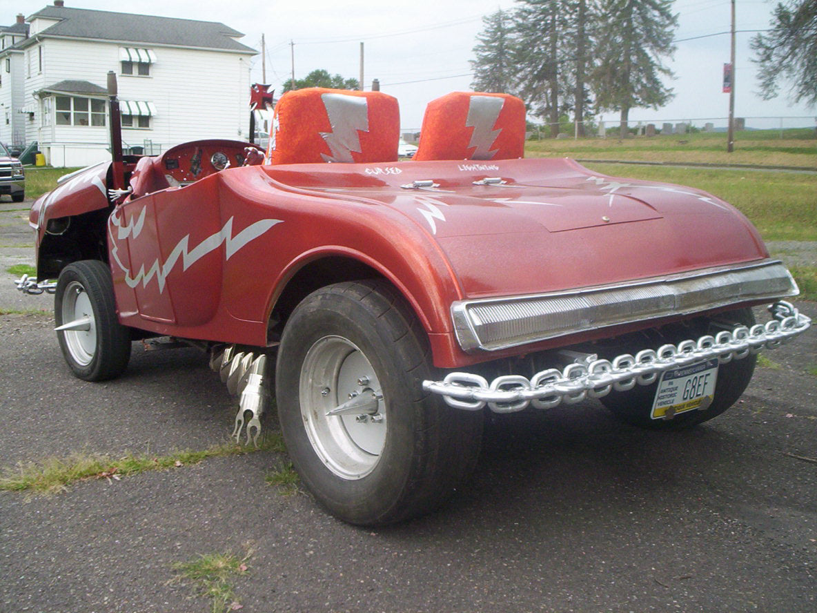 Hot-Rod-with-Stainless-Steel-Chain-Bumper-Side-Rear-View July 2022