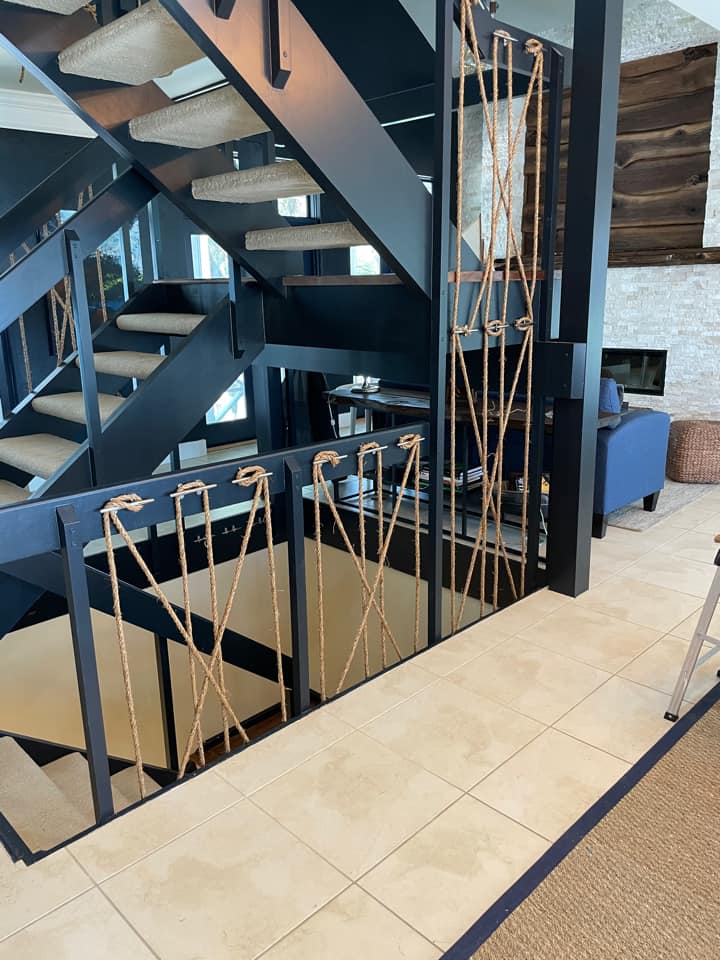 Showpiece Rope Staircase Showpiece Rope Staircase