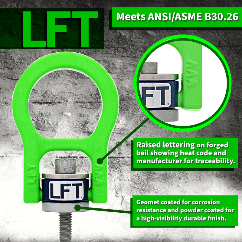 LFT Hoist Ring Product Features