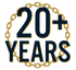 Years in service badge