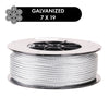 PRO Strand 7x19, Hot Dip Galvanized Steel Cable