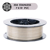 PRO Strand 7x19 Type 304 Vinyl Coated Stainless Steel Cable