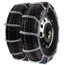pewag 7mm, Star Stud, Ladder Pattern Tire Chains with Cams - Dual Triples - for Light Truck - Pair - USA4221SC 7ST