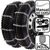 pewag 8.2mm, starWave, Ladder Pattern Tire Chains without Cams - Duals - for Heavy Truck - Pair - USA4437S 8.2MM