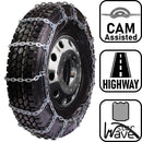 pewag 7mm, starWave, Ladder Pattern Tire Chains with Cams - for Light/Heavy Truck - Pair - USA2239SC