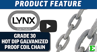 Lynx G30 Hot Dipped Galvanized Proof Coil Chain