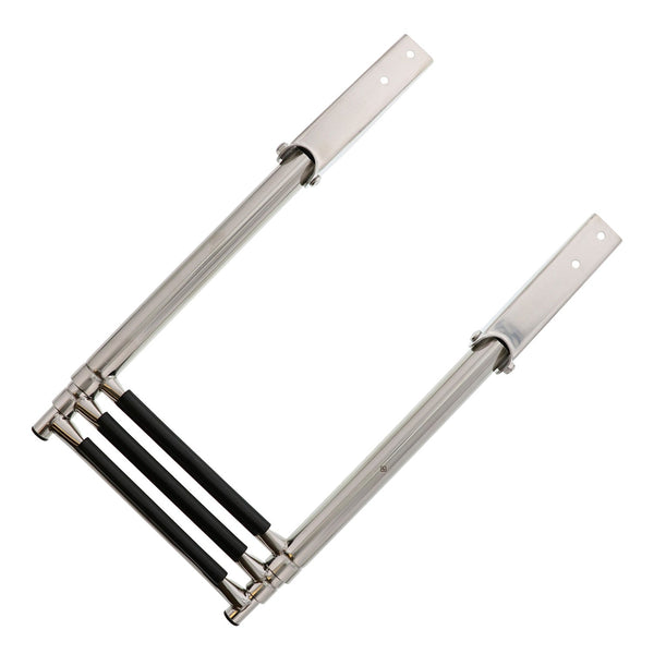 10" Stainless Steel Telescopic Boarding Ladder, 3 Steps