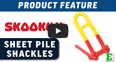 Skookum Sheet Pile Shackles | E-Rigging Products