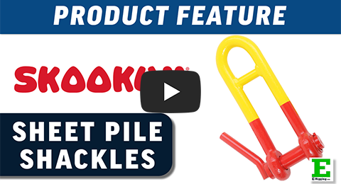 Skookum Sheet Pile Shackles | E-Rigging Products Skookum Sheet Pile Shackles | E-Rigging Products