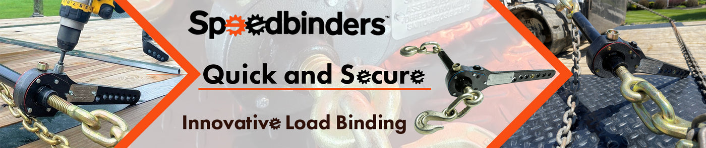 Speedbinders Innovative Torque Drive Load Binder Banner Speedbinders Innovative Torque Drive Load Binder Banner