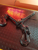 Speedbinders  five  eighths  13000lb  wll  torque  drive  load  binder  green  mark  top  view  on  trailer  deck