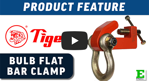 Tiger Lifting Bulb Flat Bar Clamps | E-Rigging Products