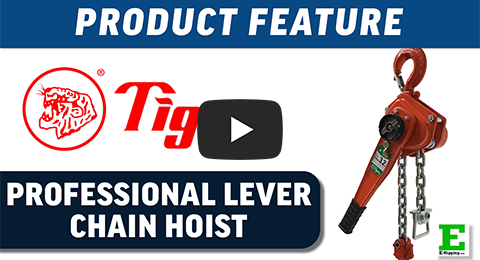 Tiger Lifting Professional Lever Chain Hoists | E-Rigging Products