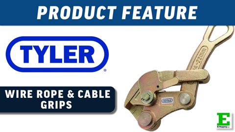 Tyler Tool Wire Rope & Cable Grip | E-Rigging Products