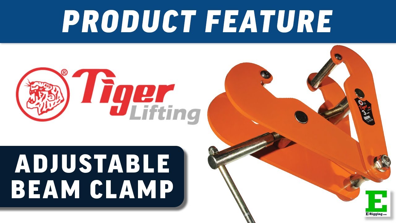 Tiger Lifting Adjustable Angle Beam Clamp | E-Rigging Products
