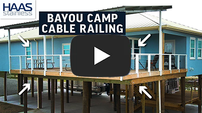Installing Cable Railing at Camp Hook and Fowl | Cable Rail the Country