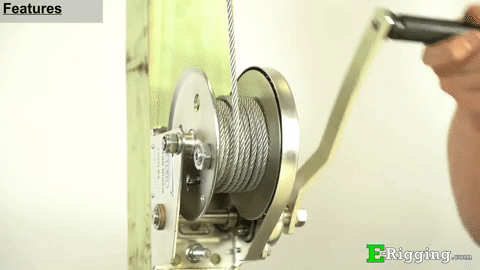 Tyler Tool Manual Hand Winch: Brake and Pawl System Tyler Tool Manual Hand Winch: Brake and Pawl System