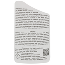Citrisurf Stainless Steel Cleaner Back Label 