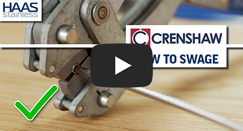 What's Swaging? | How-to Swage Cable Railing Fittings with Crenshaw Swager