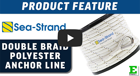 Sea Strand Double Braid Polyester Anchor Line | E-Rigging Products