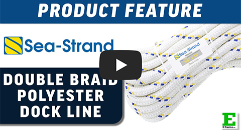 Sea Strand Double Braid Polyester Dock Line | E-Rigging Products