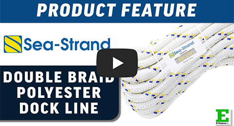 Sea Strand Double Braid Polyester Dock Line | E-Rigging Products Sea Strand Double Braid Polyester Dock Line | E-Rigging Products