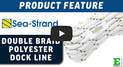 Sea Strand Double Braid Polyester Dock Line