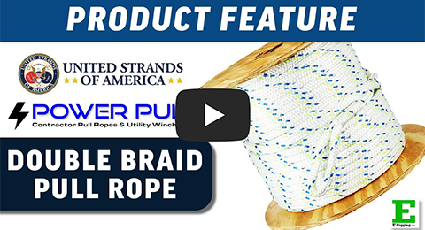 Power Pull Double Braid Pull Rope | E-Rigging Products Power Pull Double Braid Pull Rope | E-Rigging Products
