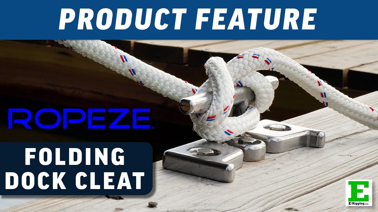 Ropeze Folding Dock Cleat | E-Rigging Products