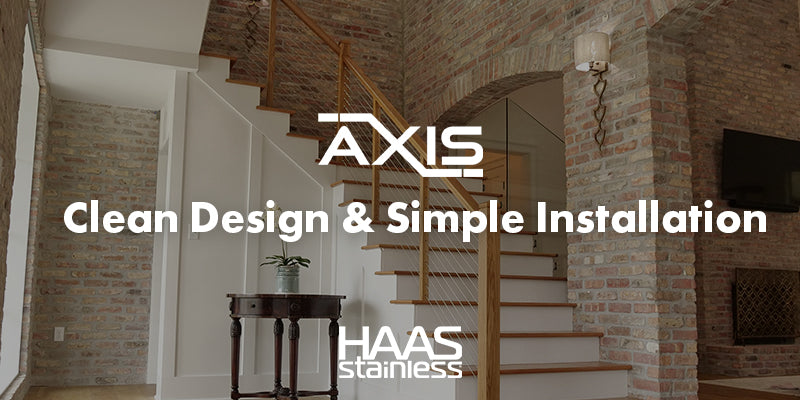 HAAS AXIS Cable Railing Stair View - Made in USA HAAS AXIS Cable Railing Stair View - Made in USA