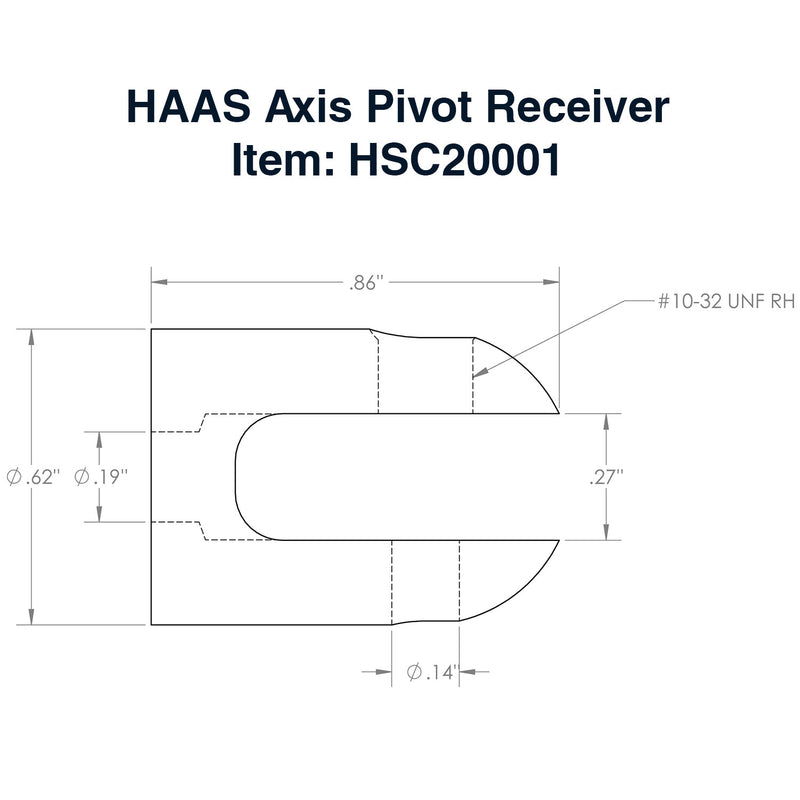 Haas Axis Pivot Receiver Specifications 