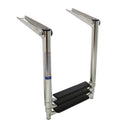 10" Stainless Steel Telescopic Boarding Ladder, 3 Steps
