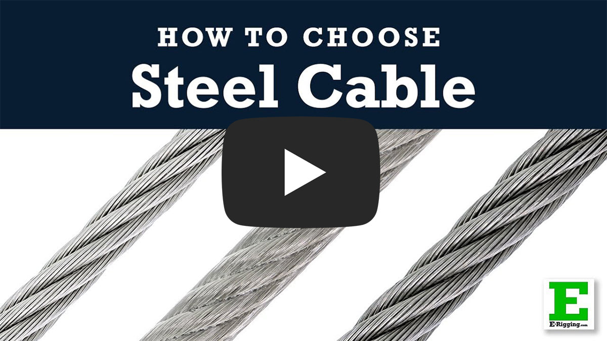 How to Select the Right Steel Cable - Buying Guide for Wire Rope and Aircraft Cable How to Select the Right Steel Cable - Buying Guide for Wire Rope and Aircraft Cable
