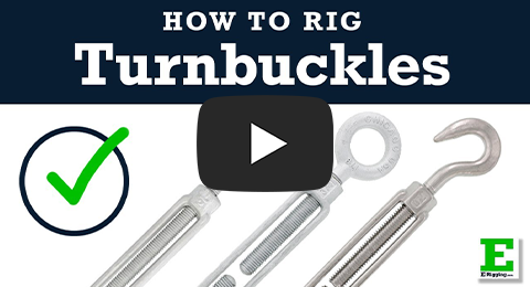 How to Use Turnbuckles in Your Next Rigging Project - The Right Way