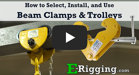 How to Select, Install, and Use Beam Clamps & Beam Trolleys