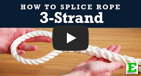 How to Splice Three-Strand Rope | Making an Eye-Splice in Nylon Rope