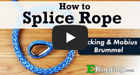 How to Splice Hollow Braid 12-Strand Rope - Locking & Mobius Brummel Splice - Thimble Eye