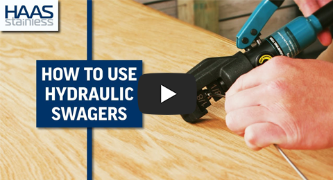 How to Use a Hydraulic Swager with HAAS Cable Railing Components How to Use a Hydraulic Swager with HAAS Cable Railing Components