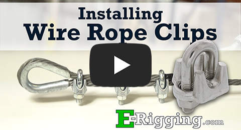 Installing Wire rope clip video thumbnail