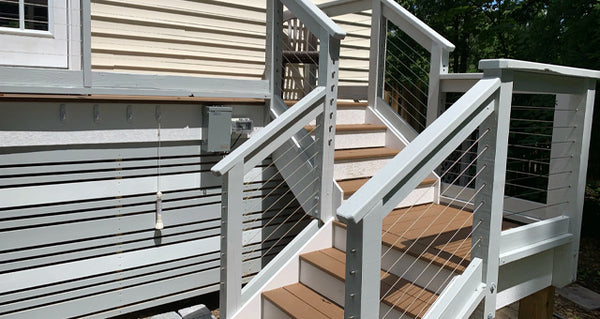 Larry's HAAS Cable Railing Deck DIY Larry's HAAS Cable Railing Deck DIY