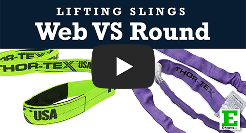 Web Slings VS Round Slings - How to Choose the Right One for Heavy Lifting