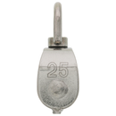 quarter inch stainless steel block swivel eye double side