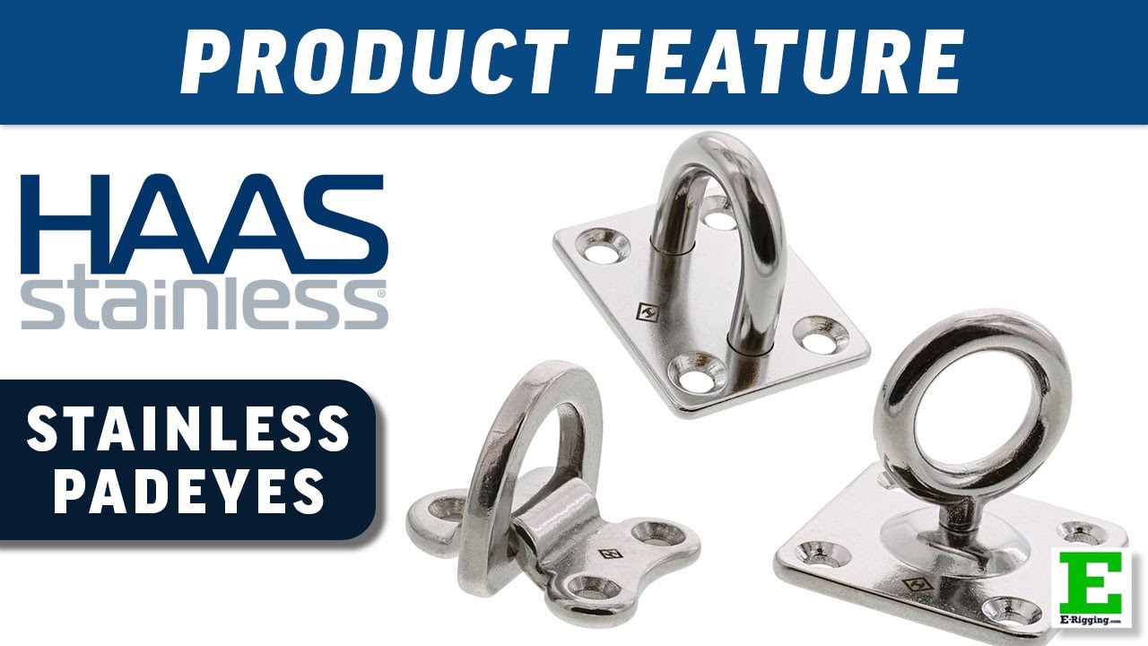 HAAS Stainless Steel Padeyes | E-Rigging Products