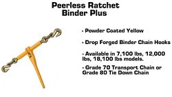 Peerless Ratchet Binder Plus Peerless Ratchet Binder Plus