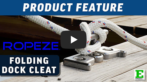 Ropeze Folding Dock Cleat | E-Rigging Products